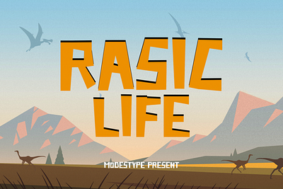 Rasic Life – Kids Font branding cartoon children comic design display font font fun funny gaming gamng illustration movie poster youtube