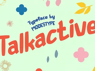 Talkactive – Kids Font branding cartoon children design display font font funny gaming kids movie poster typeface youtube