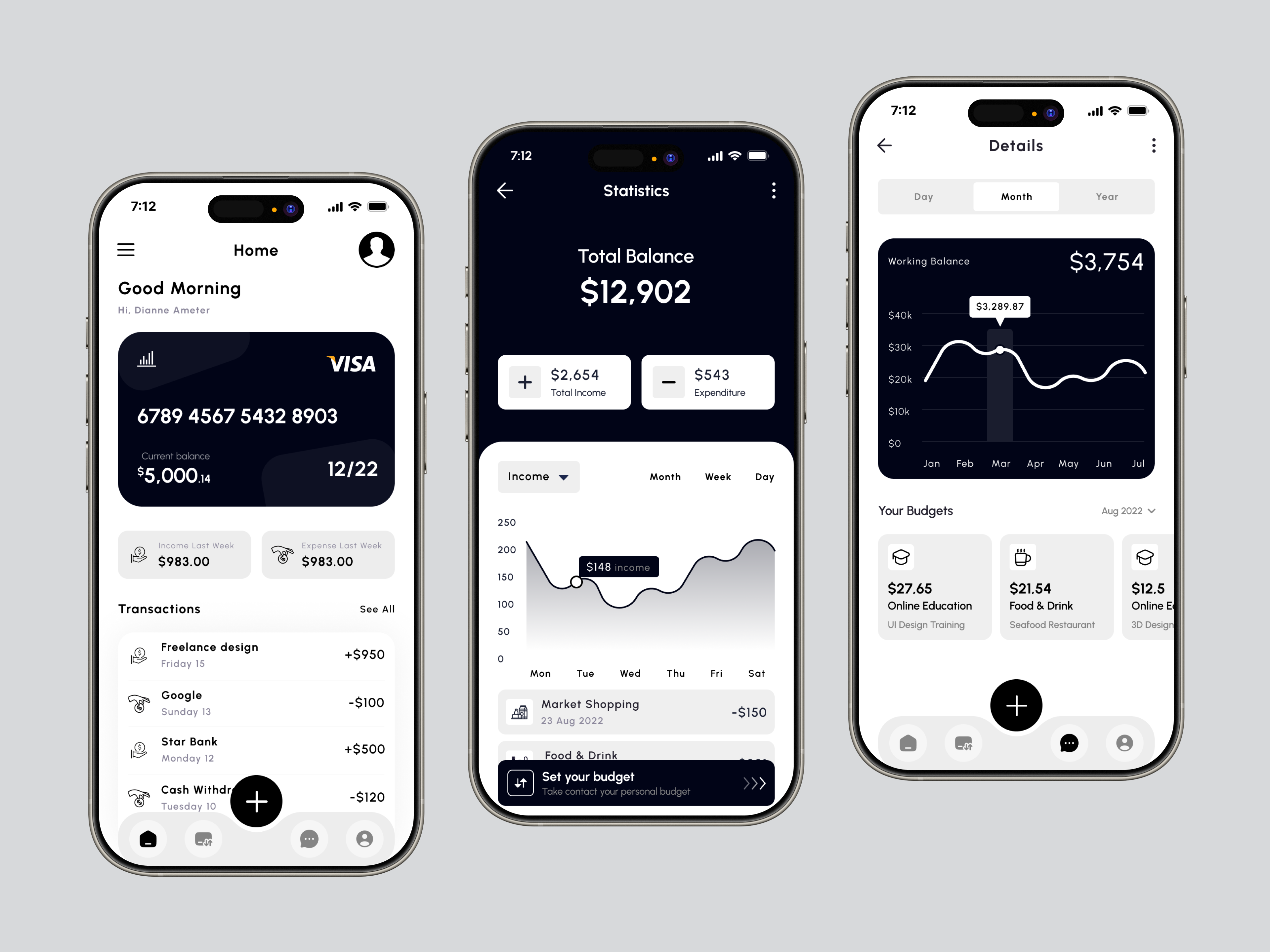 Example of Finance Banking Mobile App