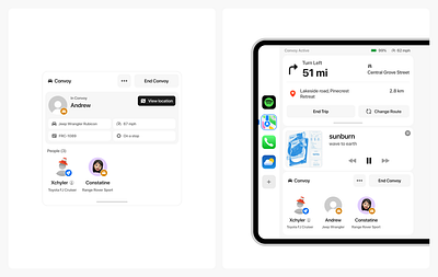 CarPlay app buttons carplay component design design system figma icons landing page map minimalist modal music tablet travel app ui ui design ui kit widget