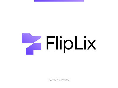 Fliplox branding creative logo fintech logo folder logo hire logo designer letter logo logo logo mark logotypo meaningful logo professional logo simple logo smart logo software logo visual identity website logo