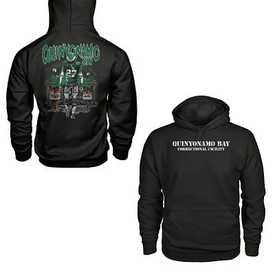 Jason Kelce Quinyonamo Bay Hoodie design illustration