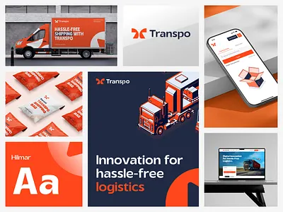 Branding Design for Logistics Company I Transpo 3d animation app design brand inspiration brandidentity branding idea branding package creativebranding crypto designinspiration logisticsbranding logodesign product design transportationdesign uiux visualidentity web design