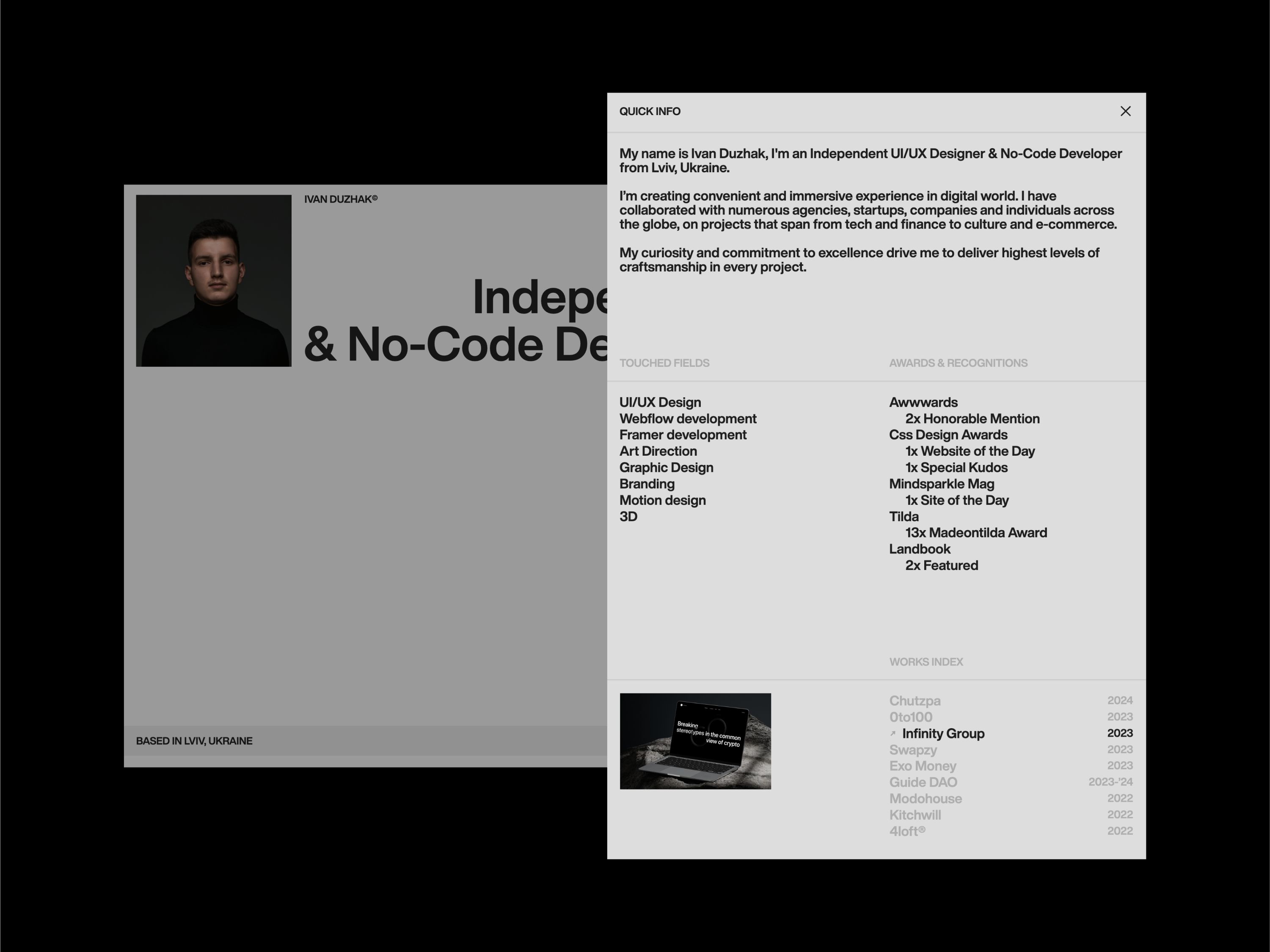Example of UI/UX Design