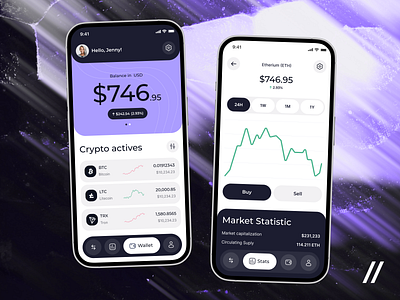 Crypto Wallet Mobile iOS App Design android app app design app design concept app design template crypto cryptocurrency cryptowallet design finance finance app fintech ios mobile mobile app mobile ui online product design ui ux