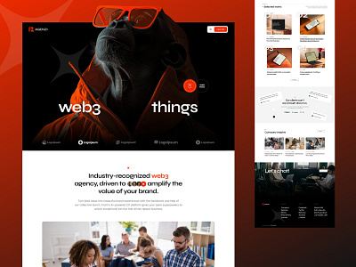 Agenzi Web3 Agency Website Design about agency agenzi crypto design footer framer header landing page landingpage pricing service startup ui design ux design web3 web3 agency