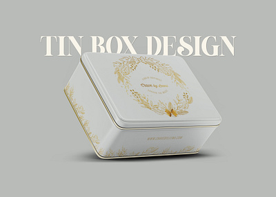 Tin Box Packing Design branding design graphics design packing design