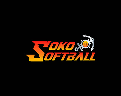 Soko Softball Logo Design 3d 3d logo 3d logo design 3d logo designer art branding design graphic design illustration logo logo design logo designer logo maker typography vector