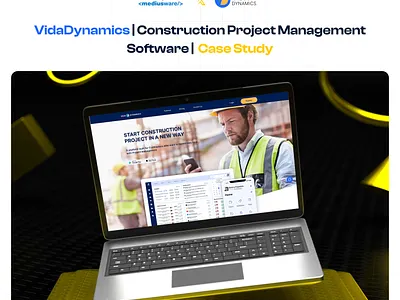 VidaDynamics | Construction Project Management Study adobe illustrator adobe photoshop aws figma next.js react.js