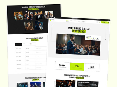 Confer - Conference & Events WordPress Theme business events clean layout conference creative design creative market customizable design design system event booking events meetup minimal ui modern ui seminar theme design themeforest uiux web design wordpress