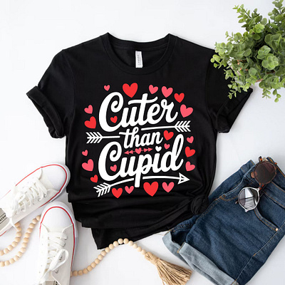 Valentines Typography T-shirt Design bulk t shirt design clothes clothing couple cupid cute eps graphic design heart illustration love romance romantic t shirt design typography valentines valentines day