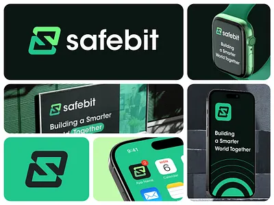 Safebit logo design S Letter modern and creative 3d 99designs brand guideline brand identity branding fiverr gradient graphic design green logo lettermark logo logo trend logodesign modern logo monogram professional logo s letter logo wordmark z logo