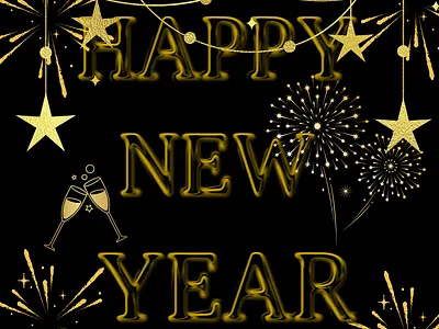 Happy New Year design graphic design happy new year social media