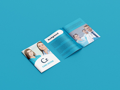 Brochure Design (Care Active) adobe adobe illustrator adobe photoshop brand identity branding brochure brochure design company brochure design graphic design presentation profile design