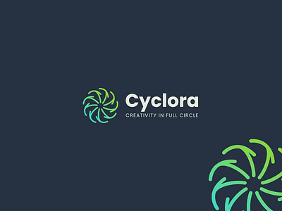 Cyclora, logo design, brand identity, modern, minimalist brand identity branding business logo cyclora logo design logo designer