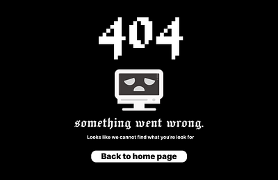 404 Page Design dailyui design figma ui uiux