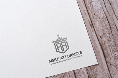 Logo Design (AGILE ATTORNEYS) ad adobe illustrator adobe photoshop brand brand identity branding design graphic design law logo logo design logofolio logotype