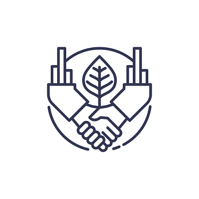 Supplier Management icon business design finance graphic design handshake icon illustration logo supplier vector