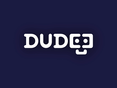 DUDEE Logo animation branding design logo motion motion graphics typography