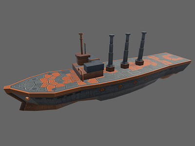 SteamPunk Ship - 2 graphic design