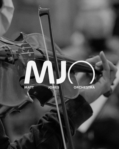 Matt Jones Orchestra - Branding clean creative design minimal portfolio simple typography web