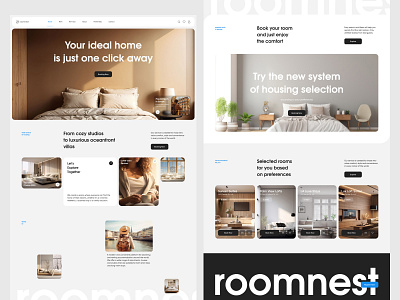 Landing Page. Booking. Hotel appartment booking design hotel landing room ui ux web website