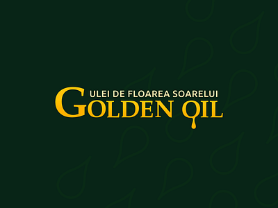 Golden Oil Logo Design branding graphic design logo