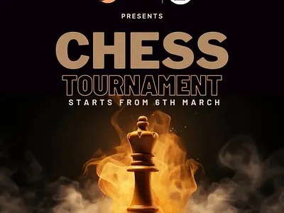 Social media post for chess competition branding creativity graphic design social meadia post