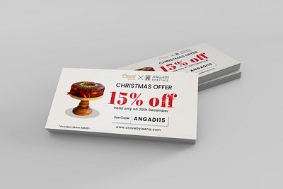 Christmas Discount Voucher branding design graphic design vector