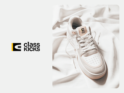 ClassKicks | Trendy sneaker brand with a strong focus on school branding design graphic design icon logo typography