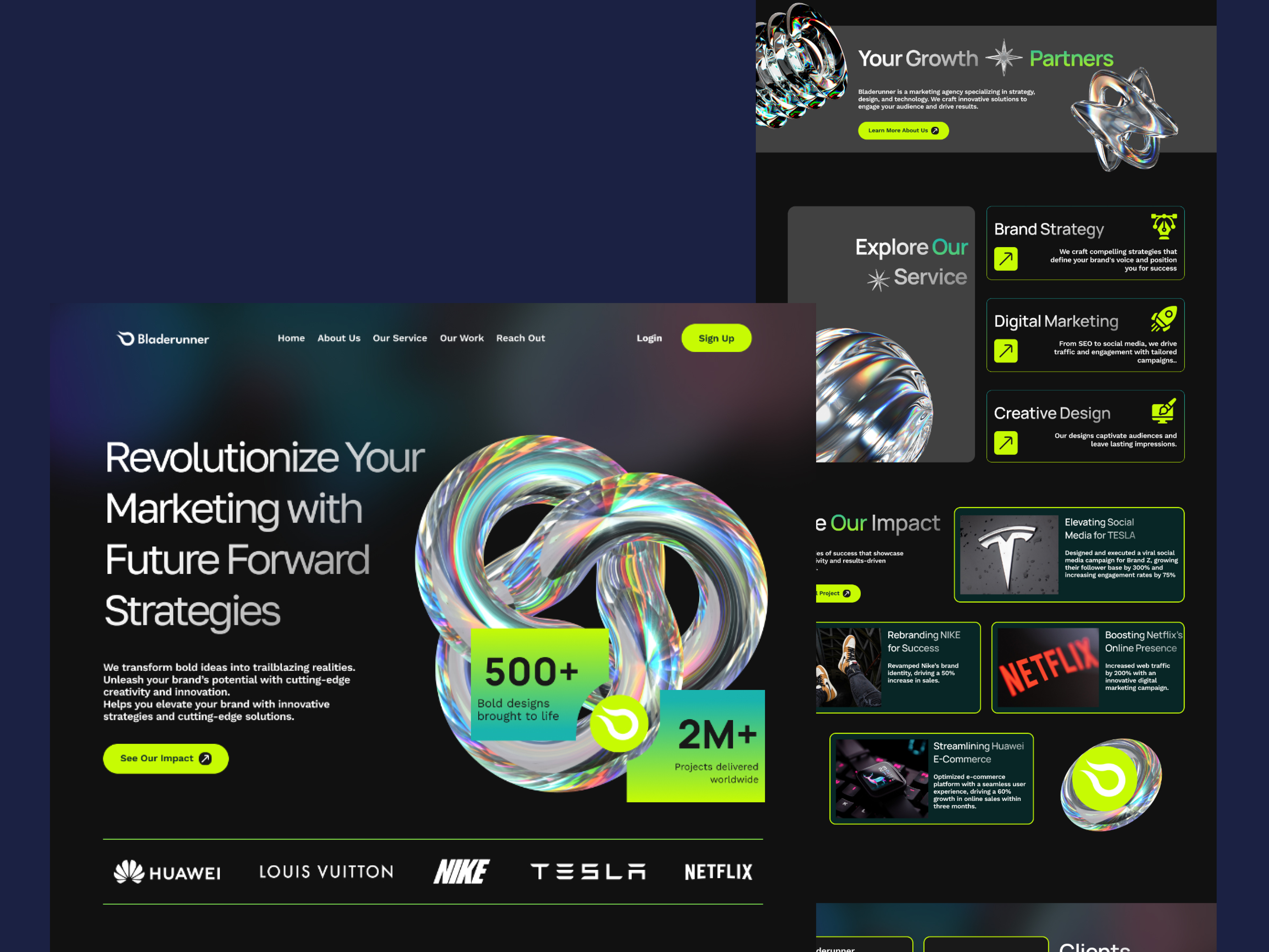 Example of Landing Page | Web Design 