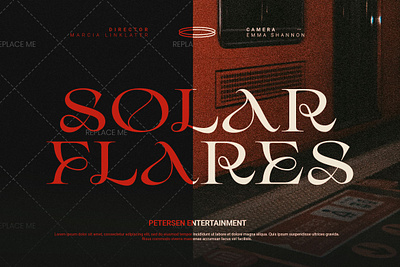 Movie Titles V.3 design pixflow title typography