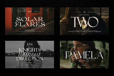 Movie Titles V.3 design pixflow title typography