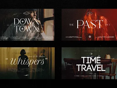 Movie Titles V.3 design pixflow title typography