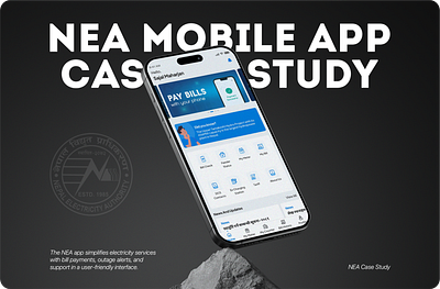 Nepal Electricity Authority (NEA) Mobile Application app app design application casestudy design ekbana electricity app graphic design inspriration motion graphics nea ui uiux