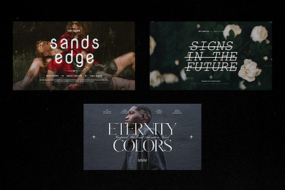 Movie Titles V.3 design pixflow title typography