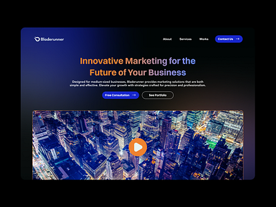 Marketing Agency Web Design design ui ux website