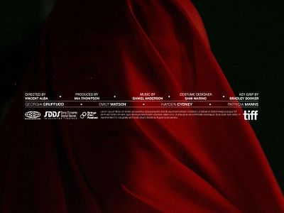 Film End Credits V.2 branding design pixflow title typography