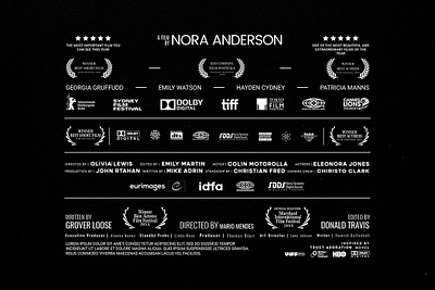 Film End Credits V.1 branding design pixflow title typography