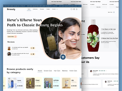 Skincare Cosmetic Brand Website 2025 2025 new design 2025 skincare product design america canada cosmetics website dashboard design e commerce product design e commerce website design excellent website graphic design india mobile apps new website product website skincare cosmetic brand website skincare website website