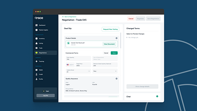 Mineral Resource Trading / Ongoing Negotiation esg platform