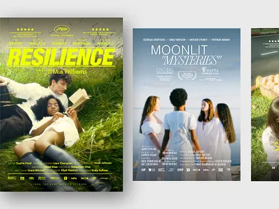 Dream Effect Posters design motion pixflow typography