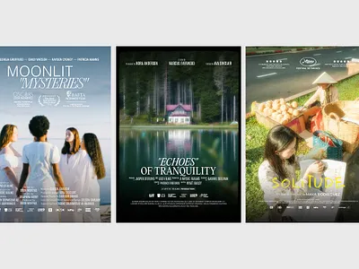 Dream Effect Posters design motion pixflow title typography