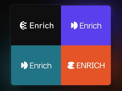 Brand exploration for a data enhancement SaaS brand branding colors design graphic design logo moodboard saas vector webdesign