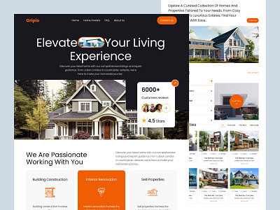 Real Estate Website Design agency landing page apartment architecture building house interface landing page pixelnaiem property property landing page property management property website real estate real estate agency real estate landing page real estate website uiux web design