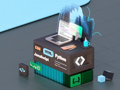 A 3D Journey Through Innovation 3d 3dart 3dblender 3dillustration architecturedesign art artdirection blender blenderartist branding colortheory contentcreation creativity design digitaldesign graphic design illustration itinnovation ui uidesign