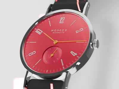 NOMOS Watch - Pink Face 3d 3d design blender product product design