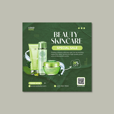 Beauty Product Social Media Post adobeillustrator beautyproducts branding design designmatters graphic design marketing postdesign socialmediapost