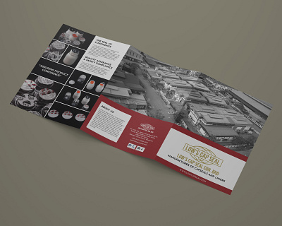 Low’s Cap Seal Sdn. Bhd. Brochure Design adobe indesign branding brochure catalog clean design creative design graphic design industrial trifold brochure print print design uk usa