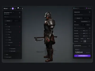 NFT Creation/Minting Flow (Fastened Video) airdrop blockchain charactercreation crypto design illustration minting nft nftminting tokens ui ux web3
